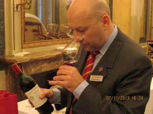 Dégustation Cheval Blanc 1969 Alexandre Wagner en 2013