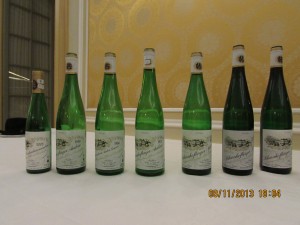 Dégustation verticale Domaine Egon Muller - Alexandre Wagner