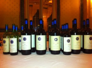 Dégustation verticale Sassicaia à la Villa d'Este Lac de Côme