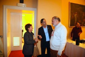 Laurence Mortet du Domaine Mortet, Bruno Rocca et François Mauss