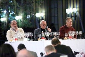 François mauss, Mr Aubert de Villaine et Mr Bernard Noblet du Domaine de la Romanée Conti-Villa d'Este Wine Symposium