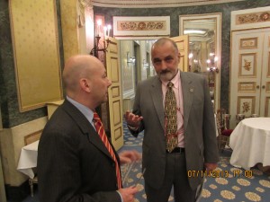 Alexandre Wagner et François Mauss le fondateur du Villa d'Este Wine Symposium